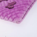 BOTTEGA VENETA Shoulder Bag Velor Purple Auth 139655-8