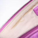 BOTTEGA VENETA Shoulder Bag Velor Purple Auth 139655-10