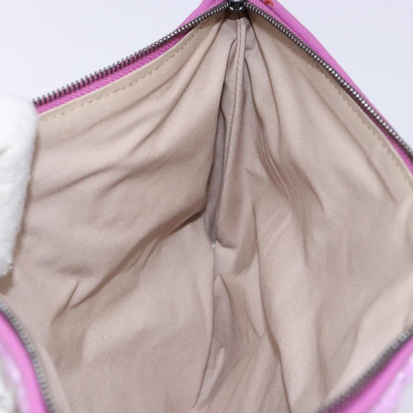 BOTTEGA VENETA Shoulder Bag Velor Purple Auth 139655