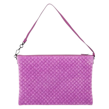 BOTTEGA VENETA Shoulder Bag Velor Purple Auth 139655 - 0