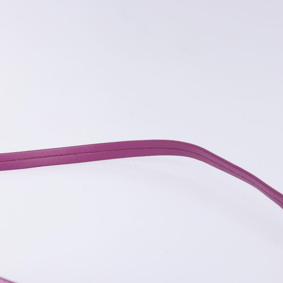 BOTTEGA VENETA Shoulder Bag Velor Purple Auth 139655