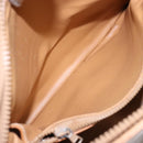 CELINE Macadam Canvas Shoulder Bag PVC Beige Gold Auth 139658-22