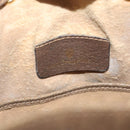 GUCCI GG Supreme Web Sherry Line Bag PVC Beige Gold 41 02 034 Auth 139660-20