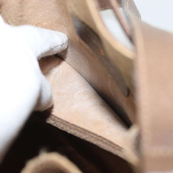 GUCCI GG Supreme Web Sherry Line Bag PVC Beige Gold 41 02 034 Auth 139660