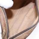 GUCCI GG Supreme Web Sherry Line Bag PVC Beige Gold 156 02 066 Auth 139661-11