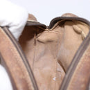 GUCCI GG Supreme Web Sherry Line Bag PVC Beige Gold 156 02 066 Auth 139661-20