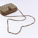 GUCCI GG Supreme Web Sherry Line Bag PVC Beige Gold 156 02 066 Auth 139661-7