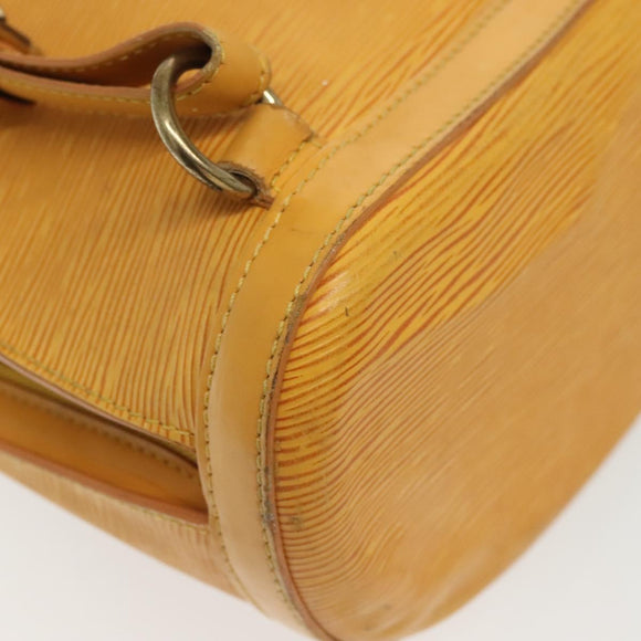 LOUIS VUITTON Epi Gobelins Backpack Yellow M52299 LV Auth 139667