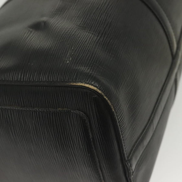 LOUIS VUITTON Epi Keepall 45 Boston Bag Black M42972 LV Auth 139668