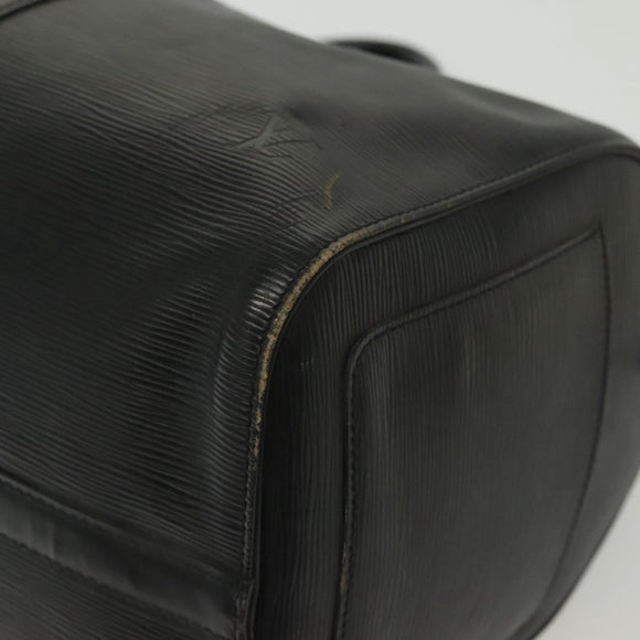 LOUIS VUITTON Epi Keepall 45 Boston Bag Black M42972 LV Auth 139668