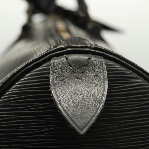 LOUIS VUITTON Epi Keepall 45 Boston Bag Black M42972 LV Auth 139668