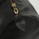 LOUIS VUITTON Epi Keepall 45 Boston Bag Black M42972 LV Auth 139668-19