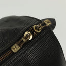 LOUIS VUITTON Epi Keepall 45 Boston Bag Black M42972 LV Auth 139668-20
