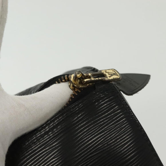 LOUIS VUITTON Epi Keepall 45 Boston Bag Black M42972 LV Auth 139668