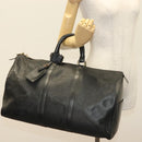 LOUIS VUITTON Epi Keepall 45 Boston Bag Black M42972 LV Auth 139668-25