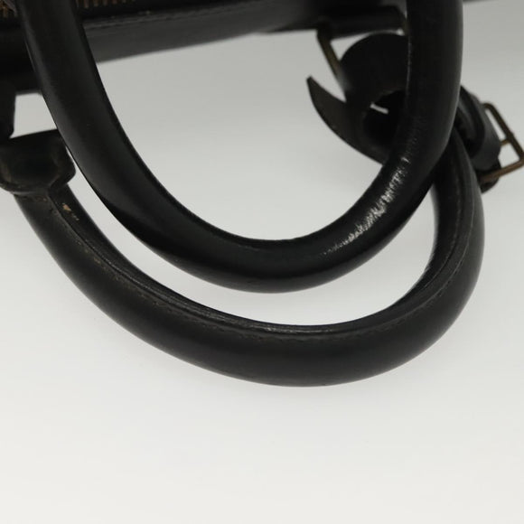 LOUIS VUITTON Epi Keepall 45 Boston Bag Black M42972 LV Auth 139668