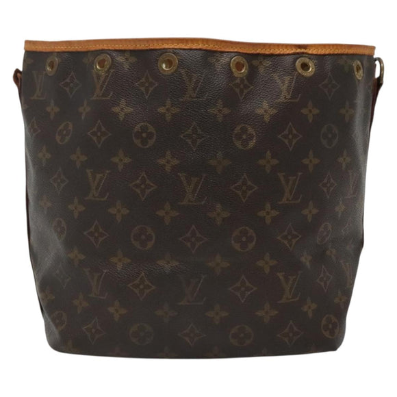 LOUIS VUITTON Monogram Petit Noe Shoulder Bag M42226 LV Auth 139670
