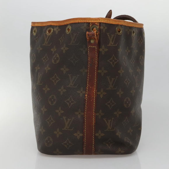 LOUIS VUITTON Monogram Petit Noe Shoulder Bag M42226 LV Auth 139670