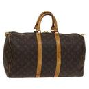 LOUIS VUITTON Monogram Keepall 45 Boston Bag M41428 LV Auth 139683-1