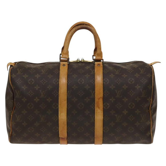 LOUIS VUITTON Monogram Keepall 45 Boston Bag M41428 LV Auth 139683
