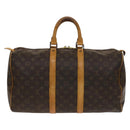 LOUIS VUITTON Monogram Keepall 45 Boston Bag M41428 LV Auth 139683-2