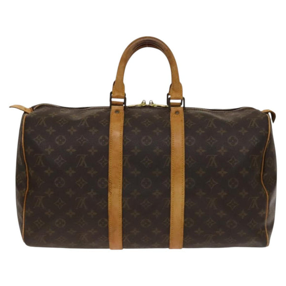 LOUIS VUITTON Monogram Keepall 45 Boston Bag M41428 LV Auth 139683