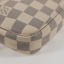 LOUIS VUITTON Damier Azur Pochette Accessoires Pouch N51986 LV Auth 139701V-17