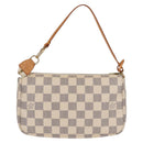 LOUIS VUITTON Damier Azur Pochette Accessoires Pouch N51986 LV Auth 139701V-2