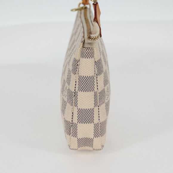 LOUIS VUITTON Damier Azur Pochette Accessoires Pouch N51986 LV Auth 139701V