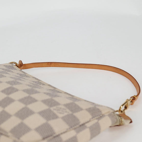 LOUIS VUITTON Damier Azur Pochette Accessoires Pouch N51986 LV Auth 139701V