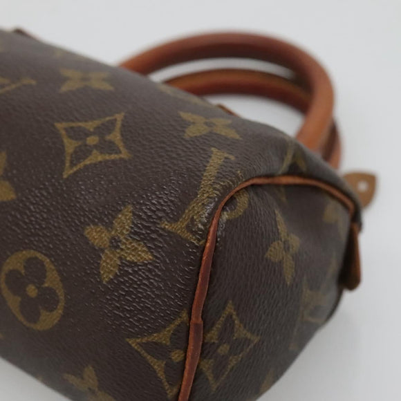 LOUIS VUITTON Monogram Mini Speedy Hand Bag M41534 LV Auth 139723