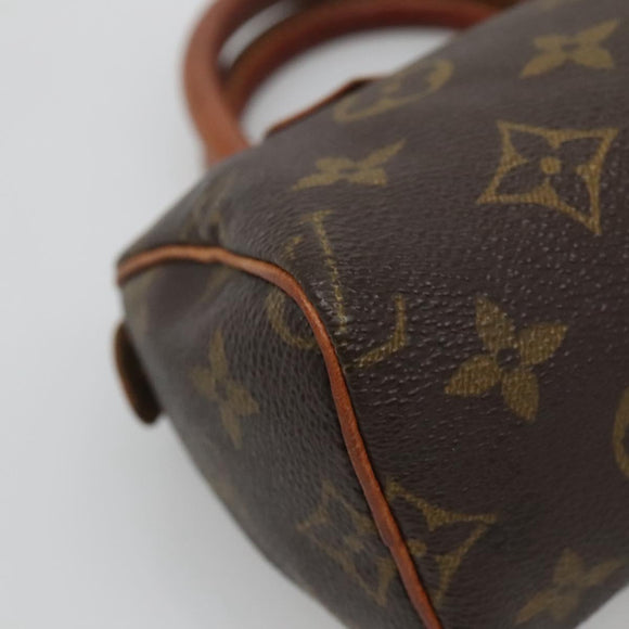 LOUIS VUITTON Monogram Mini Speedy Hand Bag M41534 LV Auth 139723