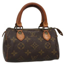 LOUIS VUITTON Monogram Mini Speedy Hand Bag M41534 LV Auth 139723-1