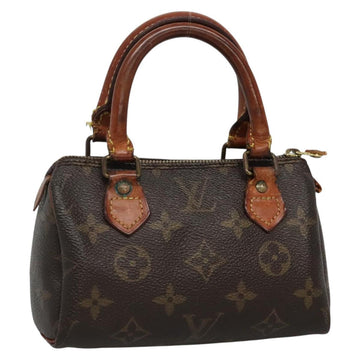 LOUIS VUITTON Monogram Mini Speedy Hand Bag M41534 LV Auth 139724
