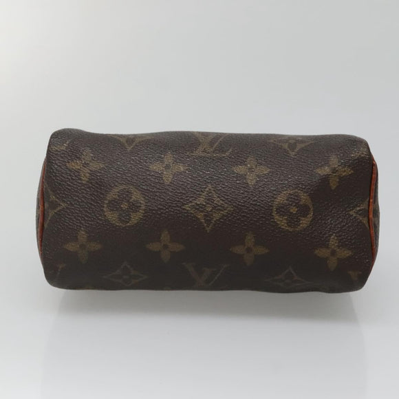 LOUIS VUITTON Monogram Mini Speedy Hand Bag M41534 LV Auth 139724