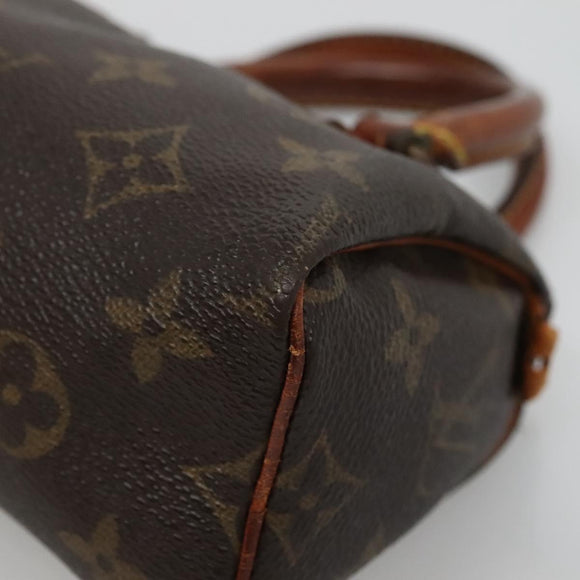 LOUIS VUITTON Monogram Mini Speedy Hand Bag M41534 LV Auth 139724