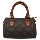 LOUIS VUITTON Monogram Mini Speedy Hand Bag M41534 LV Auth 139724-13
