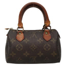 LOUIS VUITTON Monogram Mini Speedy Hand Bag M41534 LV Auth 139724-2