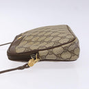 GUCCI GG Supreme Shoulder Bag PVC Beige Gold 97 02 068 Auth 139727-5