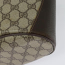 GUCCI GG Supreme Web Sherry Line Shoulder Bag PVC Beige 904 02 081 Auth 139731-16