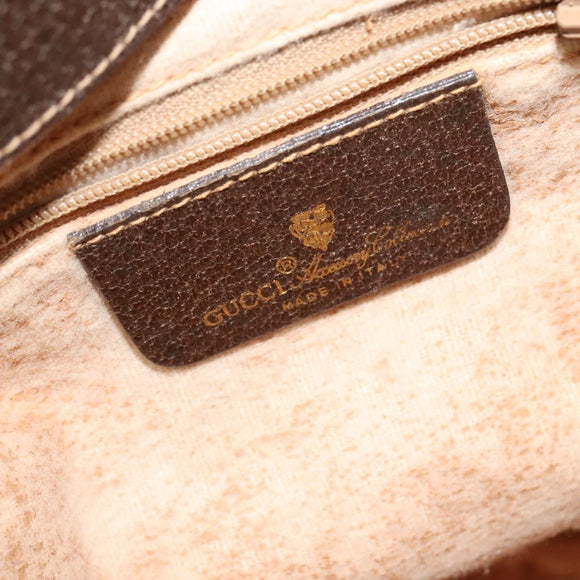 GUCCI GG Supreme Web Sherry Line Shoulder Bag PVC Beige 904 02 081 Auth 139731