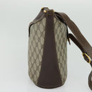 GUCCI GG Supreme Web Sherry Line Shoulder Bag PVC Beige 904 02 081 Auth 139731-3