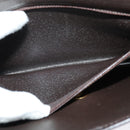 Christian Dior Trotter Canvas Shoulder Bag Brown Gold Auth 139733-12