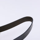 FENDI Zucchino Canvas Shoulder Bag Navy Silver Auth 139734-14