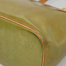 LOUIS VUITTON Monogram Vernis Houston Hand Bag Baby Blue M91005 LV Auth 139736-14