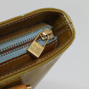 LOUIS VUITTON Monogram Vernis Houston Hand Bag Baby Blue M91005 LV Auth 139736-17