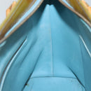 LOUIS VUITTON Monogram Vernis Houston Hand Bag Baby Blue M91005 LV Auth 139736-18