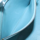 LOUIS VUITTON Monogram Vernis Houston Hand Bag Baby Blue M91005 LV Auth 139736-20