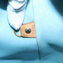LOUIS VUITTON Monogram Vernis Houston Hand Bag Baby Blue M91005 LV Auth 139736-12