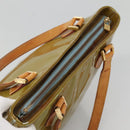 LOUIS VUITTON Monogram Vernis Houston Hand Bag Baby Blue M91005 LV Auth 139736-6